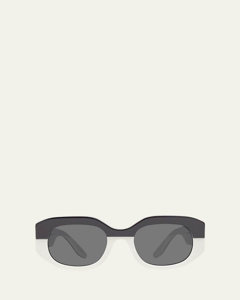 Sueno Acetate Rectangle Sunglasses